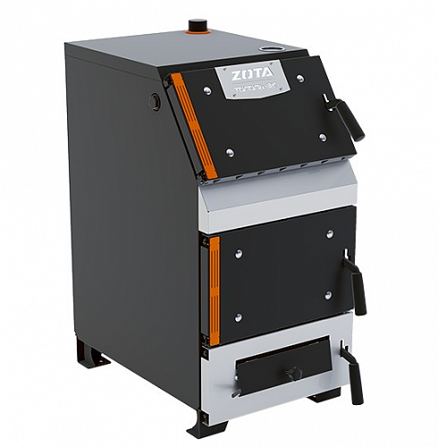 Котел твердотопливный напольный ZOTA ТОПОЛЬ ВК 22 кВт, одноконтурный, открытая камера