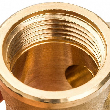 Тройник переходной латунный STOUT без покрытия 1&quot;x1/2&quot;x1&quot; В