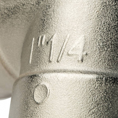 Угол резьбовой латунный STOUT никель 11/4&quot; В
