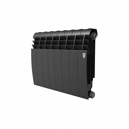 Радиатор биметаллический ROYAL THERMO BILINER NOIR SABLE 350x10 секций, черный (НС-1197126)