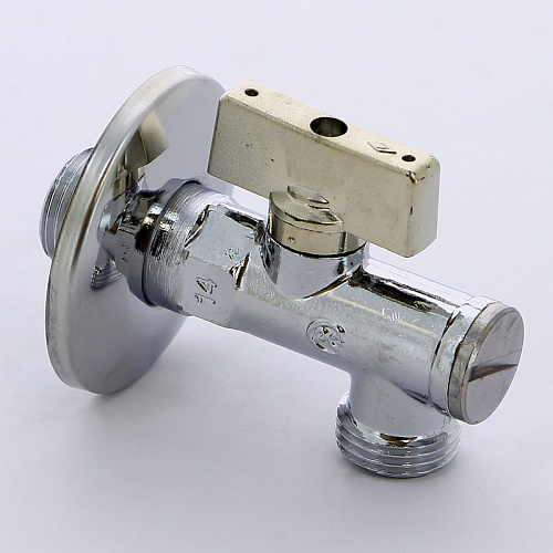 Кран шаровой потребительный угловой BUGATTI MINNESOTA 871 бабочка 1/2&amp;quot;х1/2&amp;quot;, для смесителя с фильтро