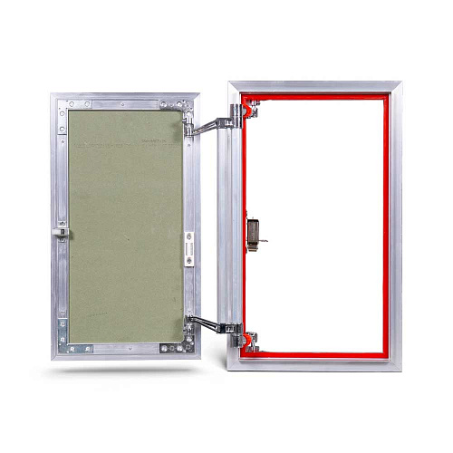 Люк под плитку АЛЮМИНИЕВЫЙ (НАЖИМНОЙ) ПРАКТИКА АТР 30х50