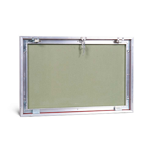 Люк потайной АЛЮМИНИЕВЫЙ со съемной дверцей (НАЖИМНОЙ) ПРАКТИКА &amp;quot;КОНТУР&amp;quot; КР 60х40