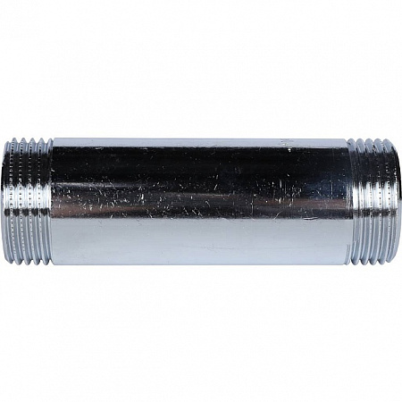 Бочонок резьбовой латунный STOUT хром 1&quot;x100мм