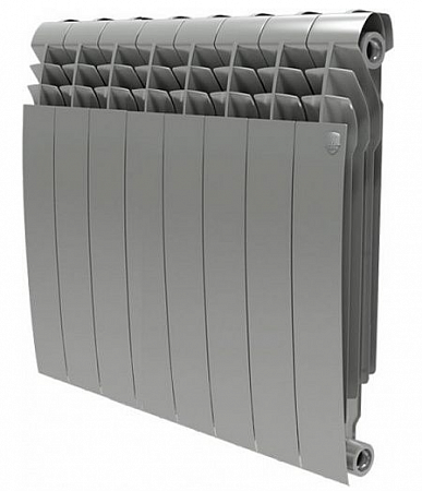 Радиатор биметаллический ROYAL THERMO BILINER SILVER SATIN VR 500x8 секций (НС-1196691)