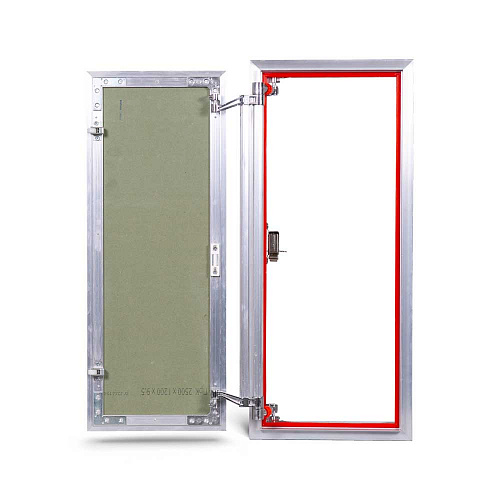 Люк под плитку АЛЮМИНИЕВЫЙ (НАЖИМНОЙ) ПРАКТИКА АТР 30х70