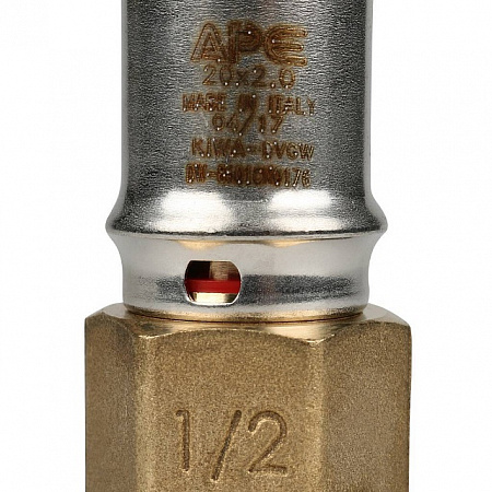МП Муфта резьбовая пресс для металлопласта STOUT Ø20х1/2&quot; В