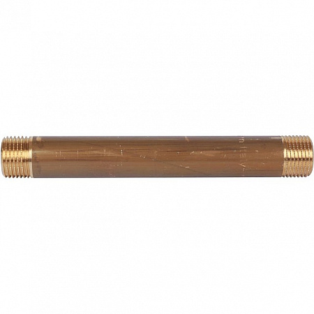 Бочонок резьбовой латунный STOUT без покрытия 1/2&quot;x150мм