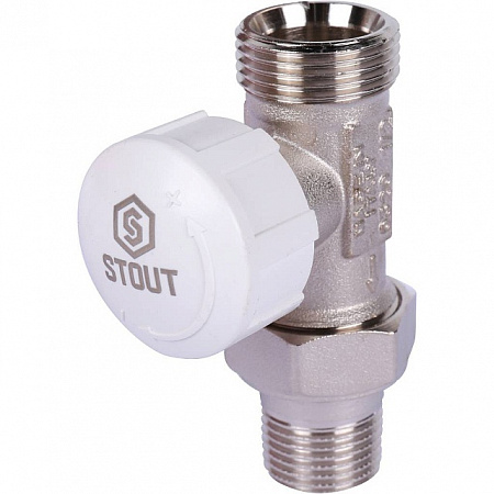Клапан термостатический прямой STOUT 1/2&quot; х 3/4&quot;ЕК