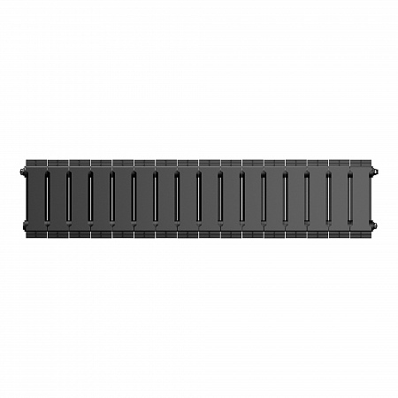 Радиатор биметаллический ROYAL THERMO PIANOFORTE NOIR SABLE 200x16 секций, чёрный (НС-1346007)