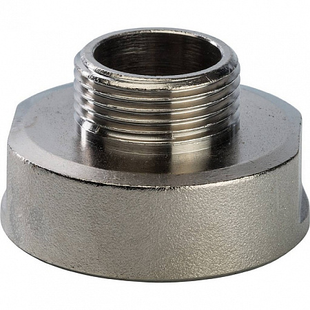 Муфта переходная резьбовая латунная STOUT никель 11/4&quot;X3/4&quot; ВН