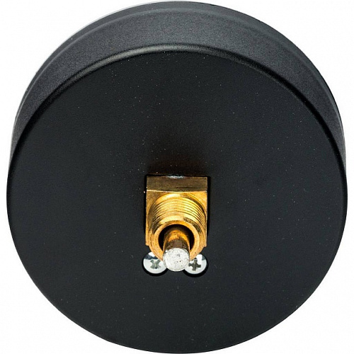 Термоманометр аксиальный STOUT Ø80-1/2&amp;quot;, 4 бар, горизонтальное подключение, +120°C
