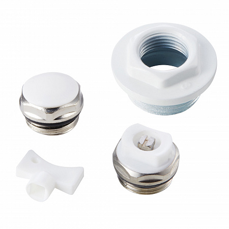 Комплект для монтажа радиаторов ROYAL THERMO 1/2&quot; без кронштейнов, белый (НС-1156746)