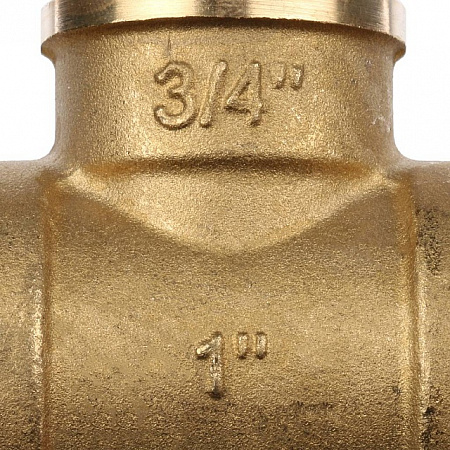 Тройник переходной латунный STOUT без покрытия 1&quot;x3/4&quot;x1&quot; В
