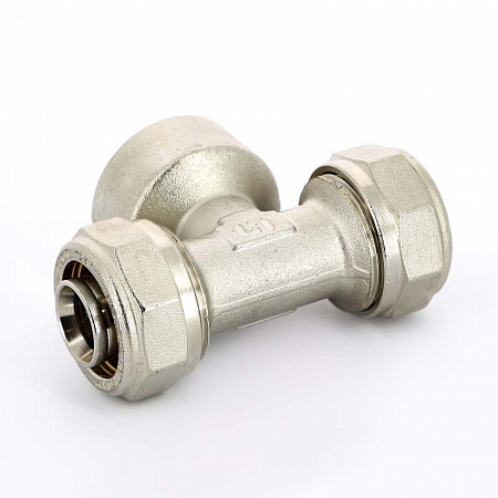 МЦ Тройник резьбовой цанга для металлопласта UNI-FITT Ø26х3/4&quot; В