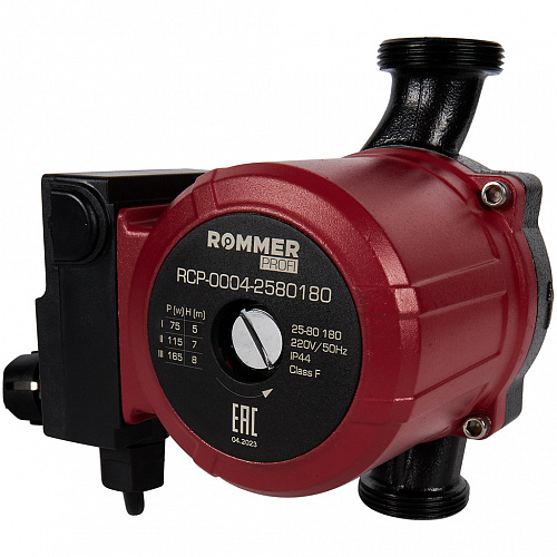 Насос циркуляционный ROMMER Profi 25/80-180
