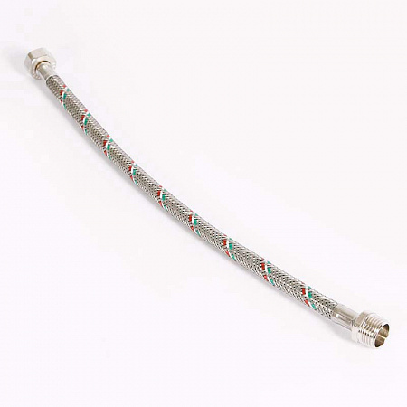 UNI-FITT Гибкая подводка НВ 1/2&quot;, 40 см, DN 8, оплётка из нерж. стали