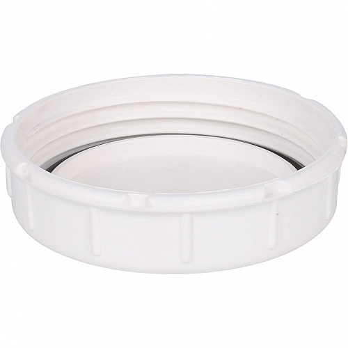 ПВХ Ревизия канализационная SINIKON КОМФОРТ ПЛЮС белая Ø110, с крышкой