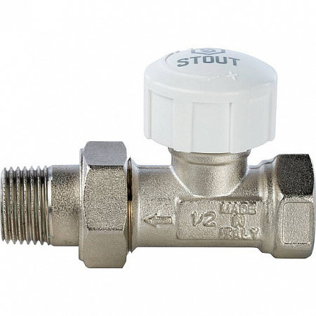 Клапан термостатический прямой STOUT 1/2&quot;