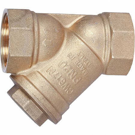 ФГО Фильтр косой грубой очистки STOUT SFW латунный 11/2&quot;, 500 мкр, желтый