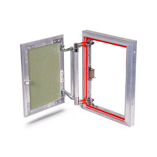 Люк под плитку АЛЮМИНИЕВЫЙ (НАЖИМНОЙ) ПРАКТИКА АТР 30х40