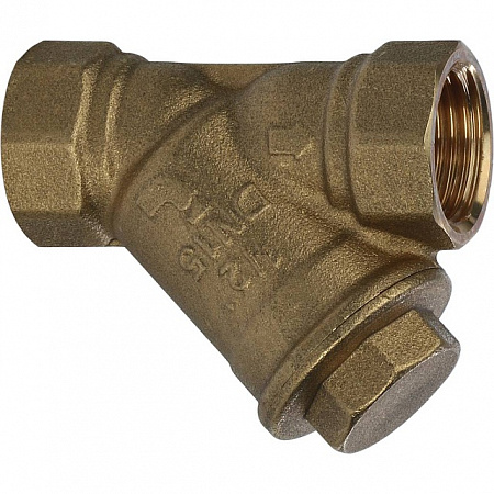 ФГО Фильтр косой грубой очистки STOUT SFW латунный 1/2&quot;, 500 мкр, желтый