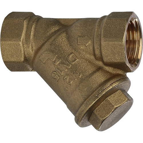 ФГО Фильтр косой грубой очистки STOUT SFW латунный 1/2&amp;quot;, 500 мкр, желтый