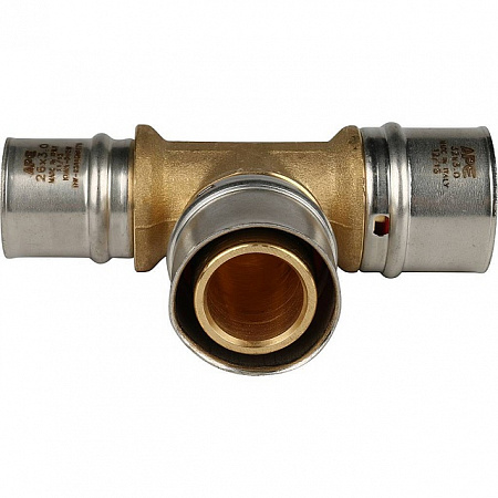 МП Тройник переходной пресс для металлопласта STOUT Ø32х32х26