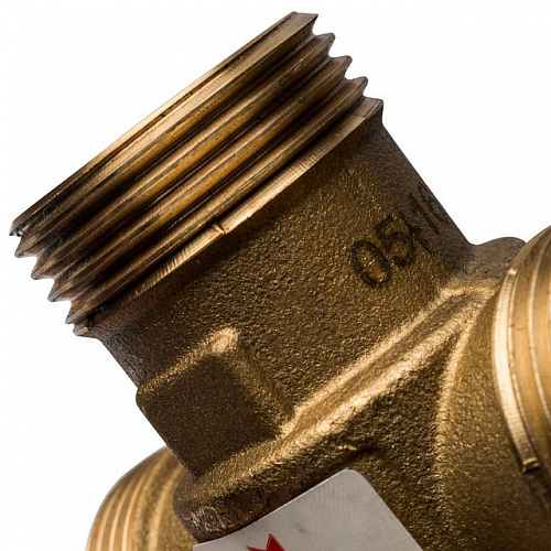 Клапан трехходовой термостатический смесительный STOUT 1&amp;quot; Н-11/2&amp;quot; В-1&amp;quot; Н (70°С)