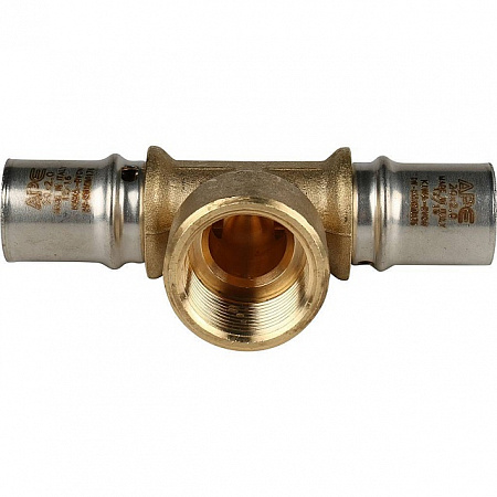 МП Тройник резьбовой пресс для металлопласта STOUT Ø20х3/4&quot;х20 В
