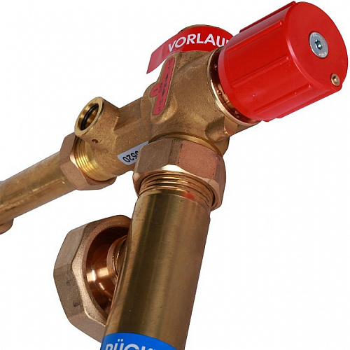 НСУ Насосно-смесительный узел теплого пола STOUT ISOTHERM без насоса 1&amp;quot;, термостат 30-50°C, 130мм