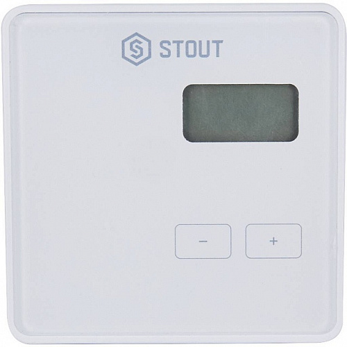 Регулятор комнатный STOUT проводной R-10b белый
