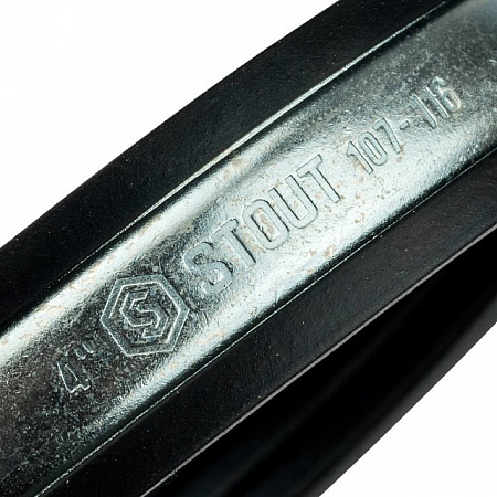 Хомут крепежный без шпильки М8 STOUT Ду100 (107-116) - 4&quot;
