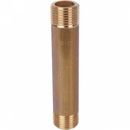 Бочонок резьбовой латунный STOUT без покрытия 1/2&quot;x100мм