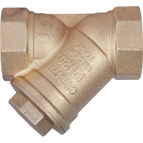 ФГО Фильтр косой грубой очистки STOUT SFW латунный 11/2&amp;quot;, 500 мкр, желтый