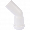ПВХ Отвод канализационный SINIKON КОМФОРТ ПЛЮС белый Ø40х45°