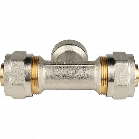 МЦ Тройник резьбовой цанга для металлопласта STOUT Ø26х3/4&quot;х26 В