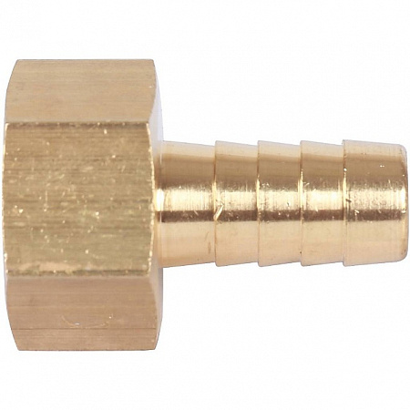 Штуцер резьбовой латунный STOUT без покрытия 1/2&quot;x12мм В