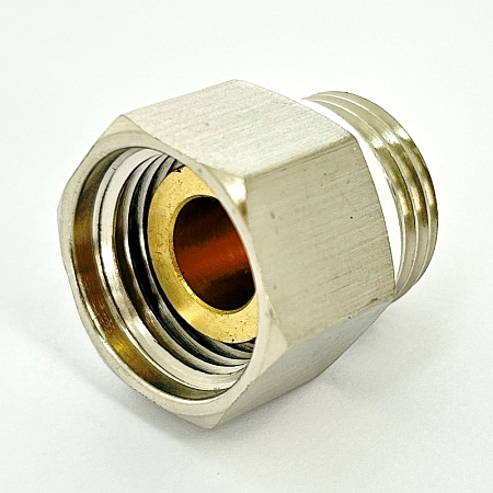 Клапан отсечной для воздухоотводчика UNI-FITT 1/2&quot; ВН, никелированный