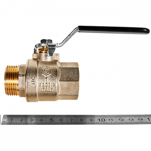 Кран шаровой STOUT рукоятка 1&amp;quot; ВН, полнопроходной SVB-0003-200025
