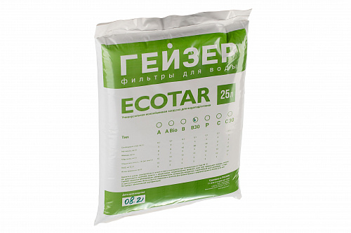 Фильтрующая загрузка умягчения воды ГЕЙЗЕР ЭКОТАР - B30 22,5 кг (25л)