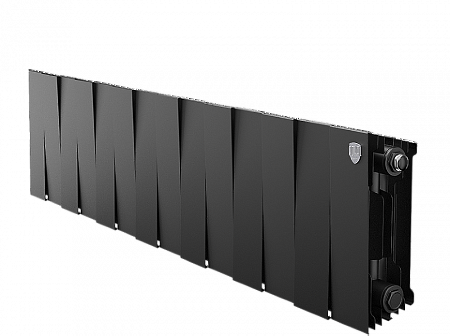 Радиатор биметаллический ROYAL THERMO PIANOFORTE NOIR SABLE 200x14 секций, чёрный (НС-1346005)