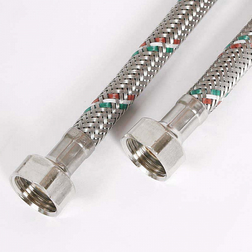 Гибкая подводка UNI-FITT ВВ 1/2&amp;quot;, 120 см, DN 8, оплётка из нерж. стали