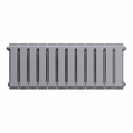 Радиатор биметаллический ROYAL THERMO PIANOFORTE SILVER SATIN 300x12 секций, серый (НС-1346075)
