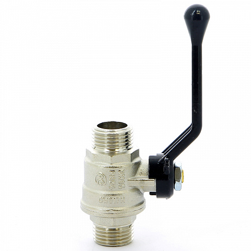 Кран шаровой BUGATTI OREGON 325 рукоятка алюминиевая 1/2&amp;quot; НН, полнопроходной