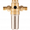 Фильтр промывной с гасителем ГЕЙЗЕР БАСТИОН Ø60 без покрытия 3/4&amp;quot; АМ-АМ, 90 мкм, латунная колба