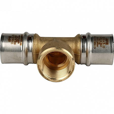 МП Тройник резьбовой пресс для металлопласта STOUT Ø26х3/4&quot;х26 В