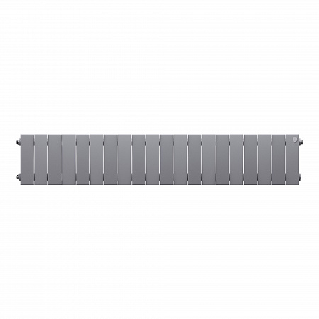 Радиатор биметаллический ROYAL THERMO PIANOFORTE SILVER SATIN 200x20 секций, серый (НС-1346029)