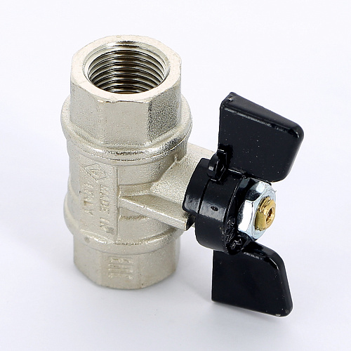 Кран шаровой BUGATTI NEVADA 402 бабочка 1/2&amp;quot; ВВ, полнопроходной