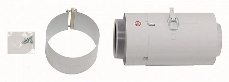 Удлинитель дымохода коаксиальный PROTHERM Ø80/125, с ревизионным отверстием Al